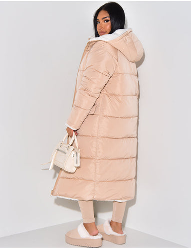 Chic Und Stil | Long Jacket with Reversible Function