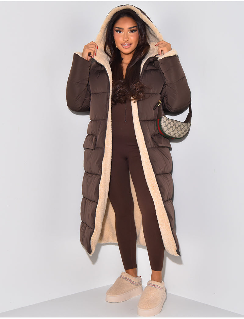 Chic Und Stil | Long Jacket with Reversible Function