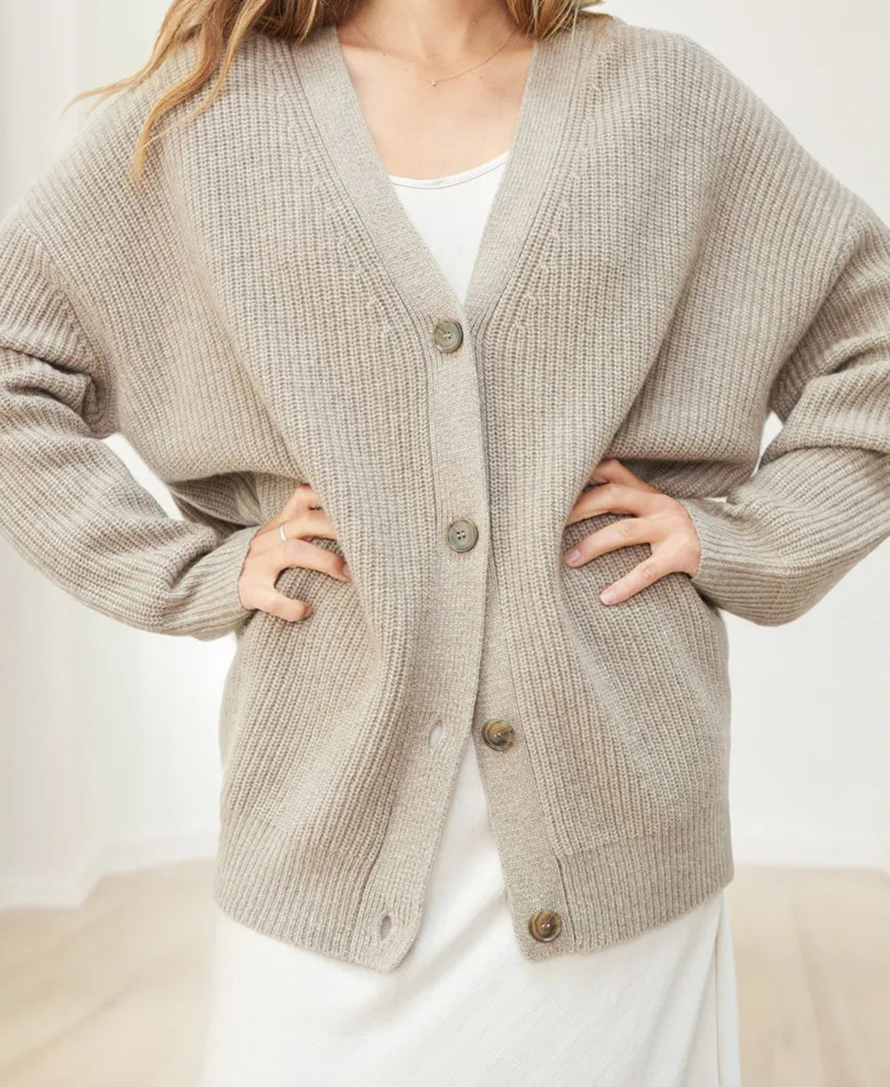 Lune London | Cocoon Cashmere Cardigan for Women