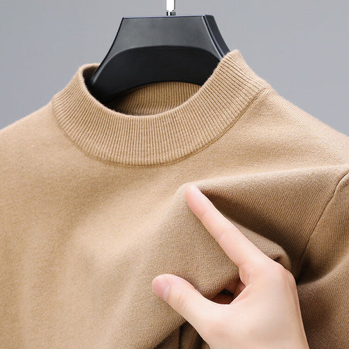Amarae | Cashmere sweater for men - Elegant hem, tailored fit
