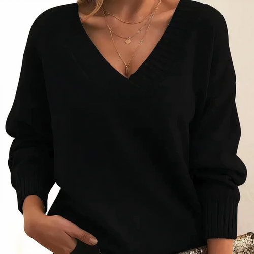 Amarae | Cashmere Pullover for Women - V-Neck Design