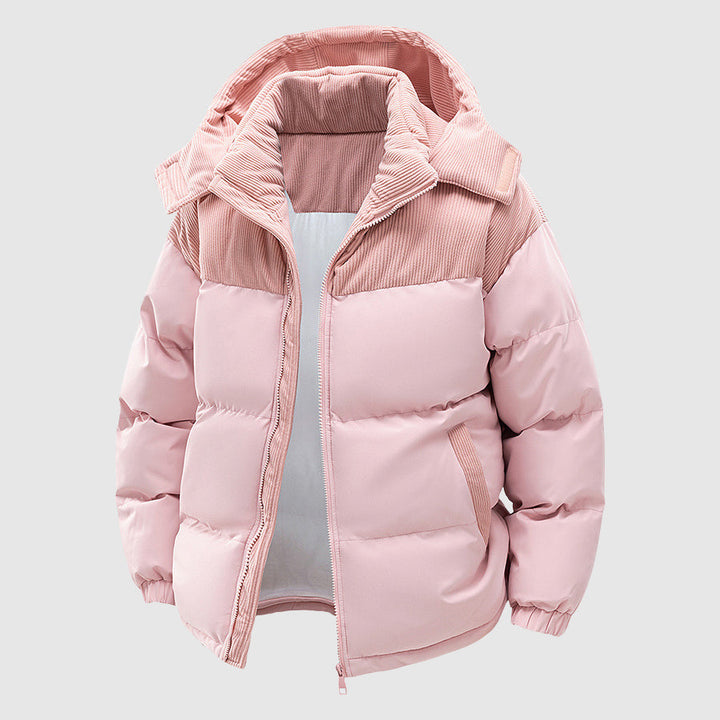 Amarae | Quilted Relaxed Fit Puffer Jacket - Hood With Zipper Men's Jacket