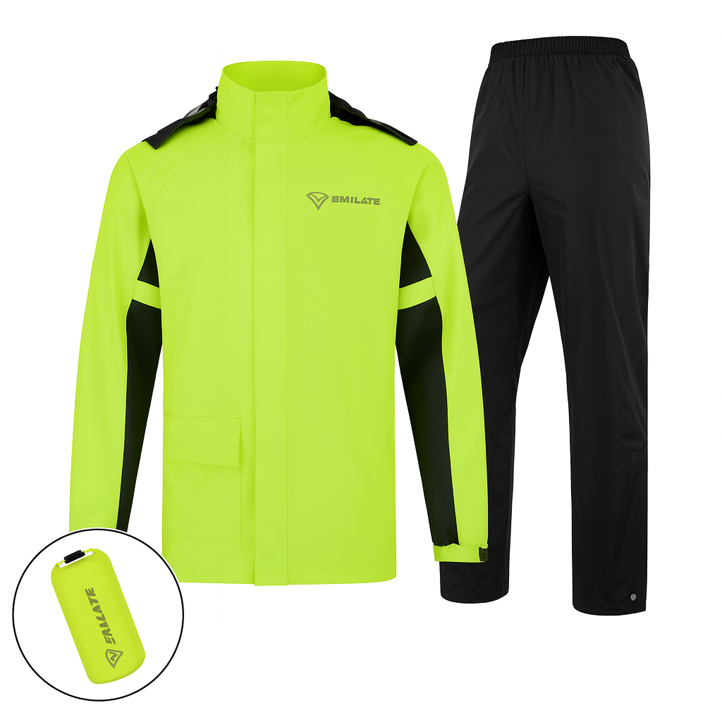 Amarae | Unisex waterproof and breathable motorcycle rain jacket - Lightweight design