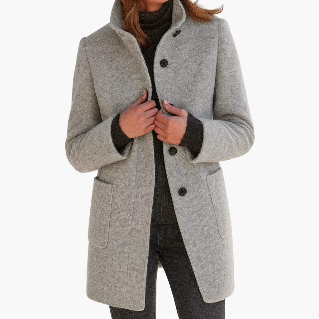 Lune London | Elegant modern short coat transition jacket for everyday and work