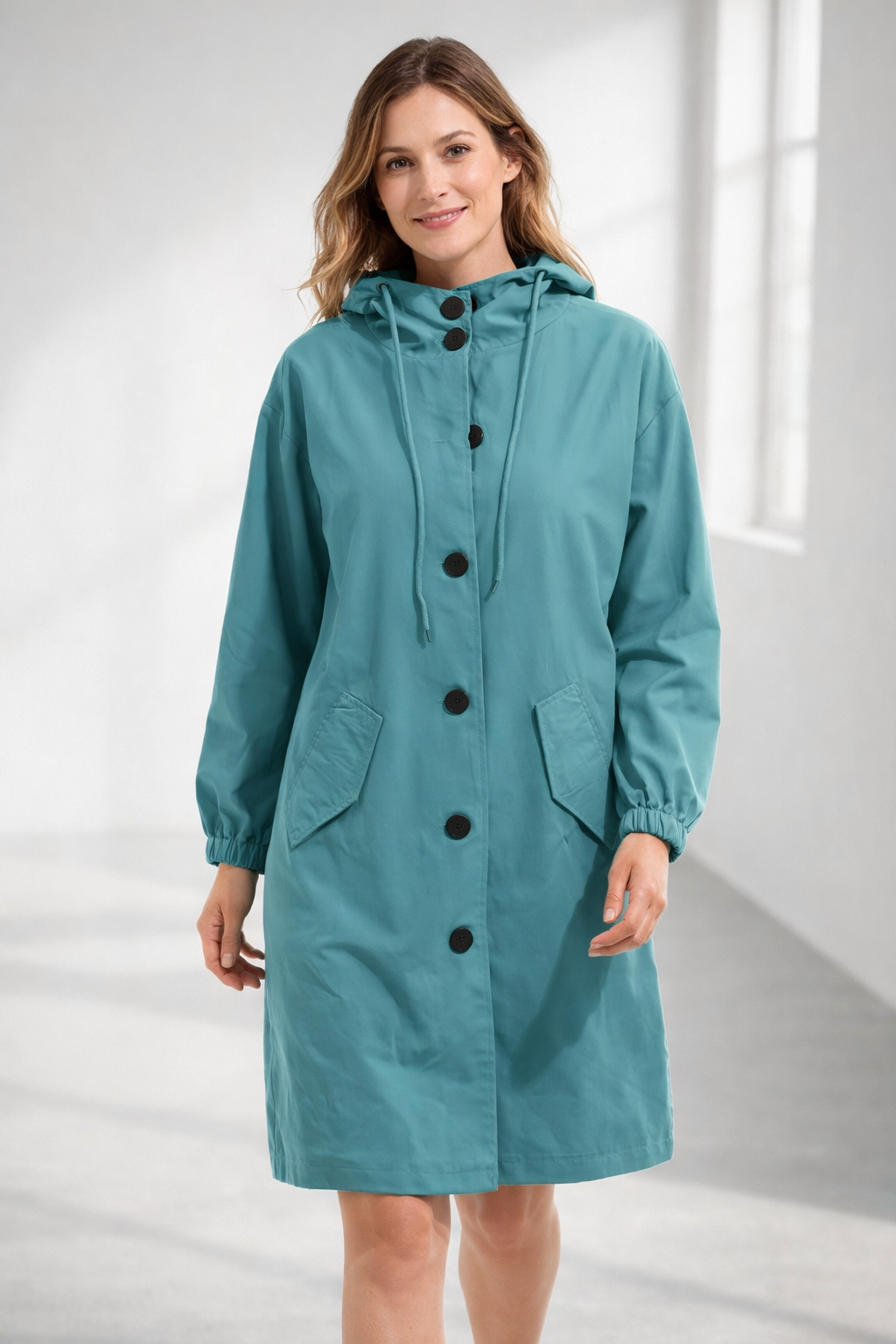 Lune London | Women's Long Jacket with Hood