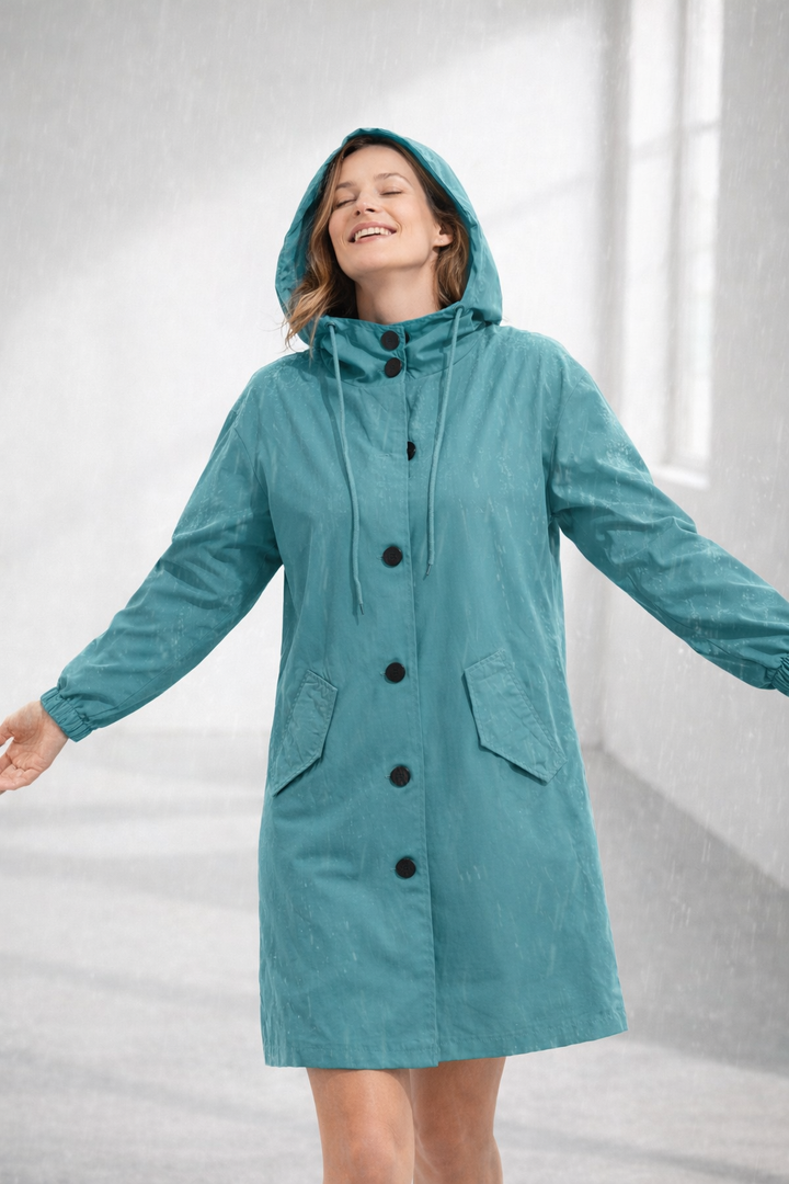 Lune London | Women's Long Jacket with Hood