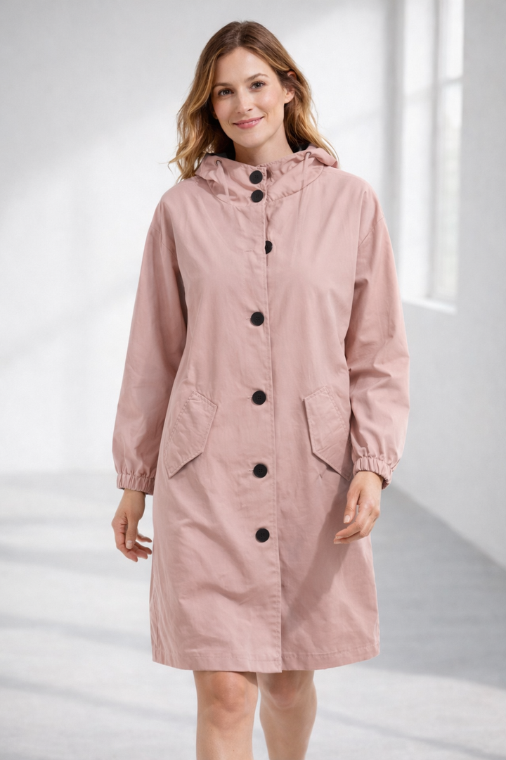 Lune London | Women's Long Jacket with Hood