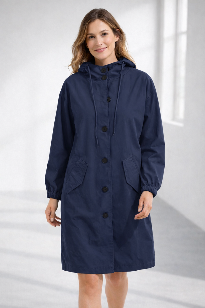 Lune London | Women's Long Jacket with Hood