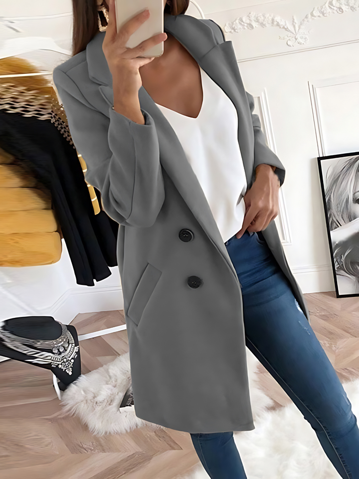 Amarae | Chic Design Coat for Women, Long Sleeve - Winter