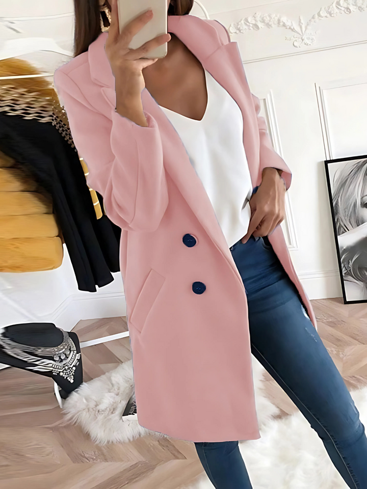 Amarae | Chic Design Coat for Women, Long Sleeve - Winter