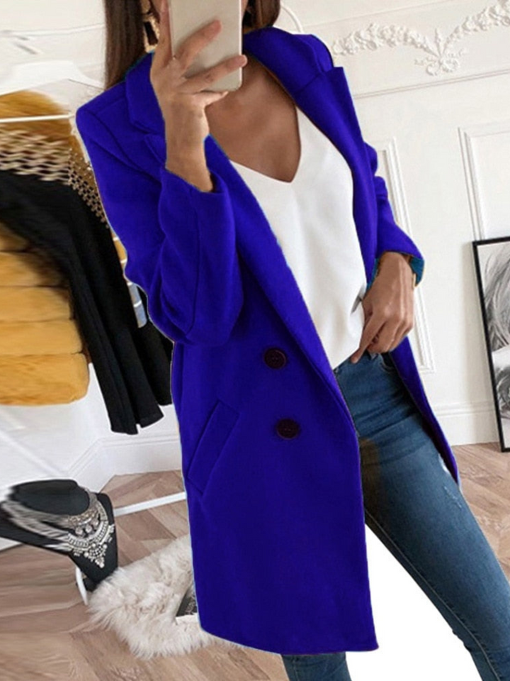 Amarae | Chic Design Coat for Women, Long Sleeve - Winter