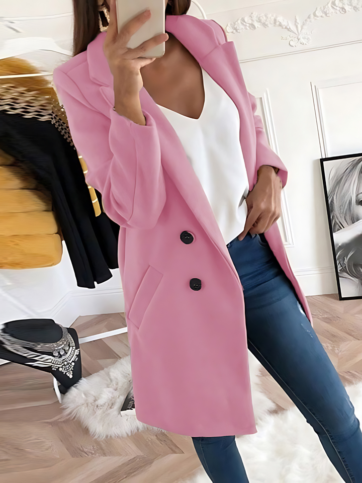 Amarae | Chic Design Coat for Women, Long Sleeve - Winter