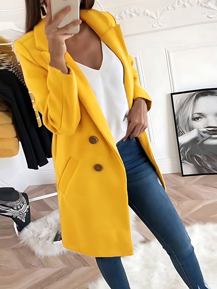 Amarae | Chic Design Coat for Women, Long Sleeve - Winter