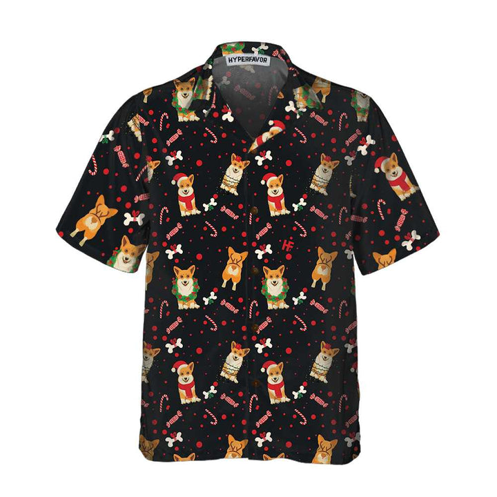 Lune London | Hawaiian shirt for Corgi dogs Christmas, funny Christmas shirt for dogs, best gift for Christmas