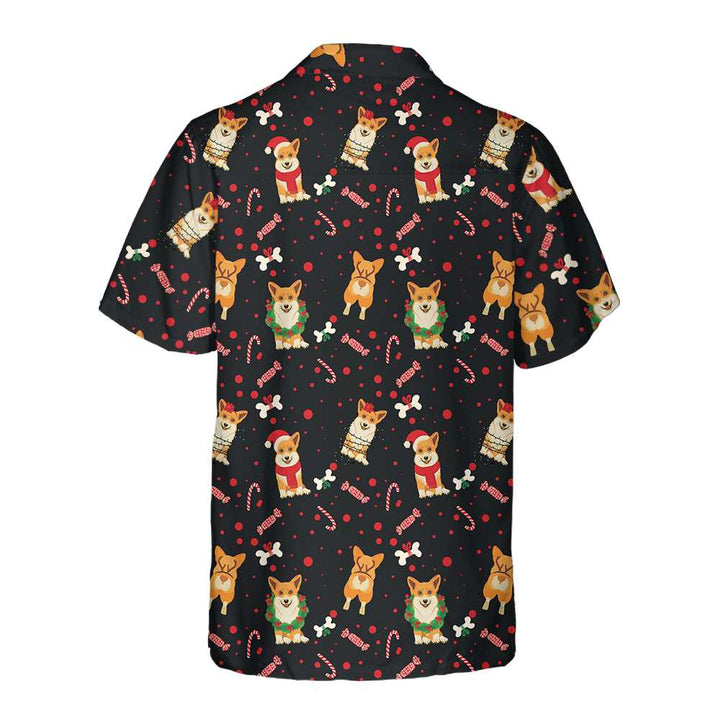 Lune London | Hawaiian shirt for Corgi dogs Christmas, funny Christmas shirt for dogs, best gift for Christmas