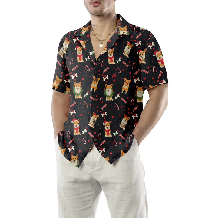 Lune London | Hawaiian shirt for Corgi dogs Christmas, funny Christmas shirt for dogs, best gift for Christmas