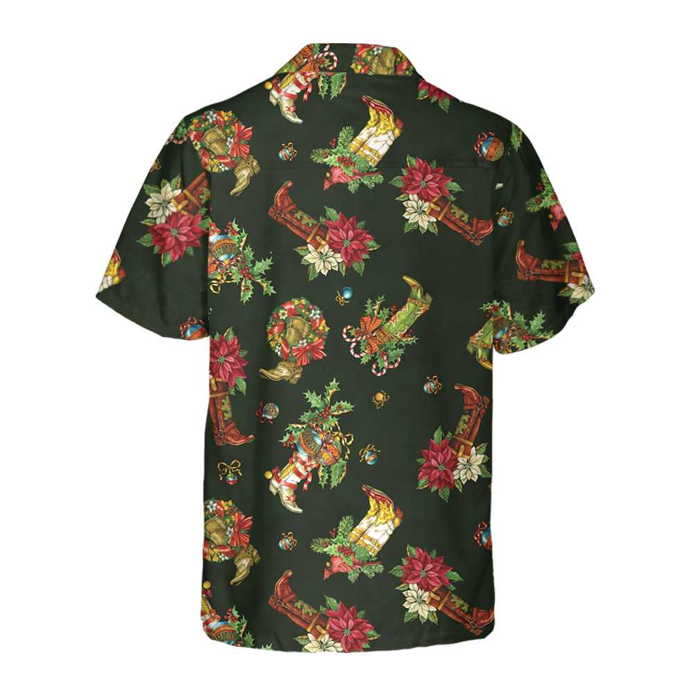 Lune London | Christmas Cowboy Boots Christmas Hawaiian Shirt, Christmas Day Gift