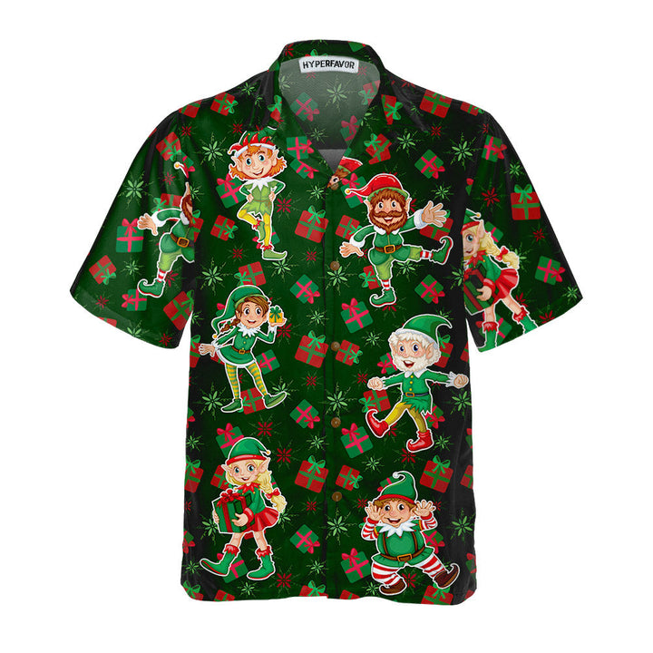 Lune London | Christmas elf Hawaiian shirt, fun Christmas shirt for elf, best Christmas gift idea