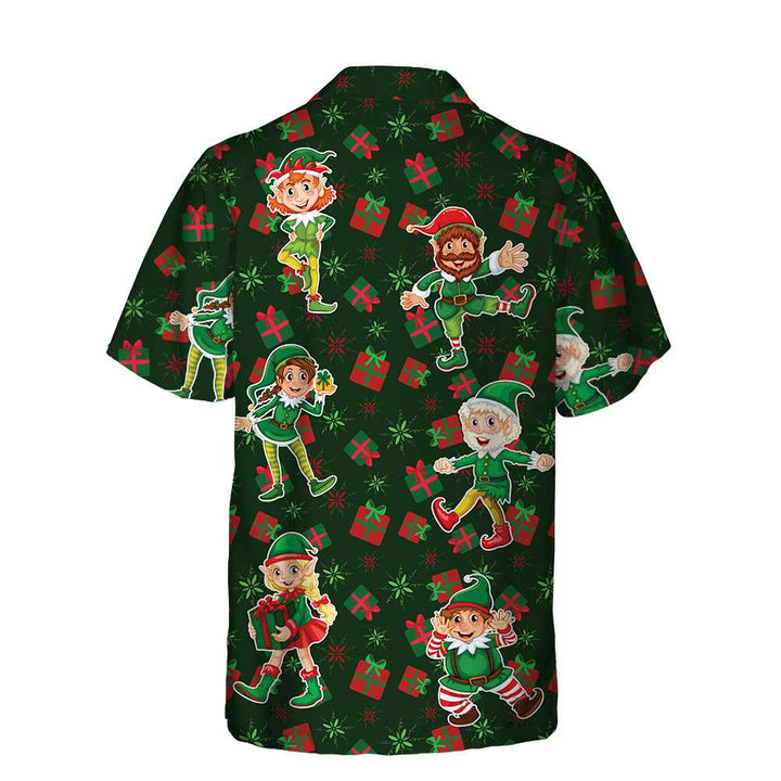Lune London | Christmas elf Hawaiian shirt, fun Christmas shirt for elf, best Christmas gift idea