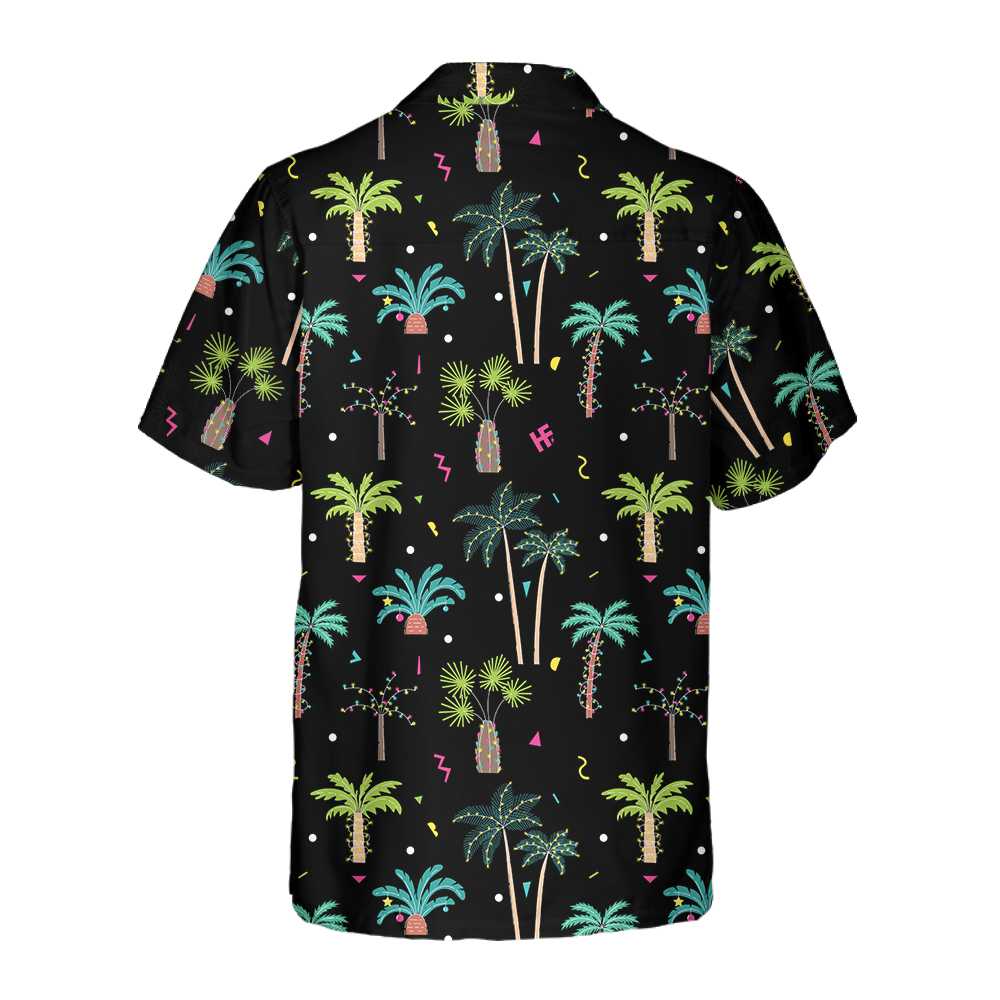 Lune London | Cotton Christmas Palms Shirt, Fun Christmas Shirt for Men