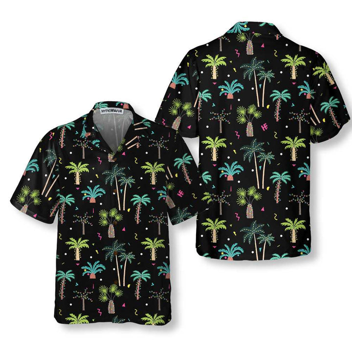 Lune London | Cotton Christmas Palms Shirt, Fun Christmas Shirt for Men