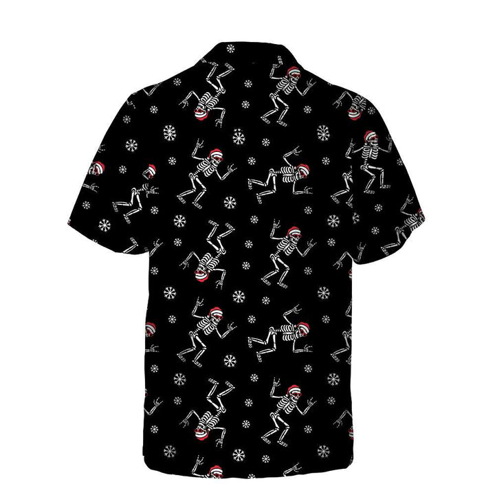 Lune London | Christmas Skirt Hawaiian Shirt, Fun Shirt with Christmas Bones