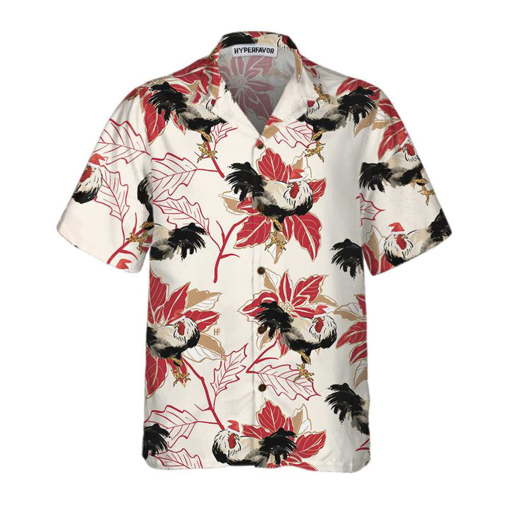 Lune London | Santa Claus and Christmas Star Hawaiian Shirt, unique chicken shirt for men and women, best Christmas gift