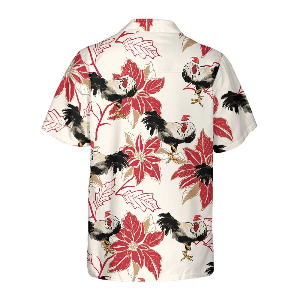 Lune London | Santa Claus and Christmas Star Hawaiian Shirt, unique chicken shirt for men and women, best Christmas gift