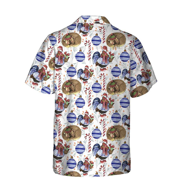 Lune London | Hawaiian t-shirt Christmas winter holiday icon, fun Christmas t-shirt, Christmas gift