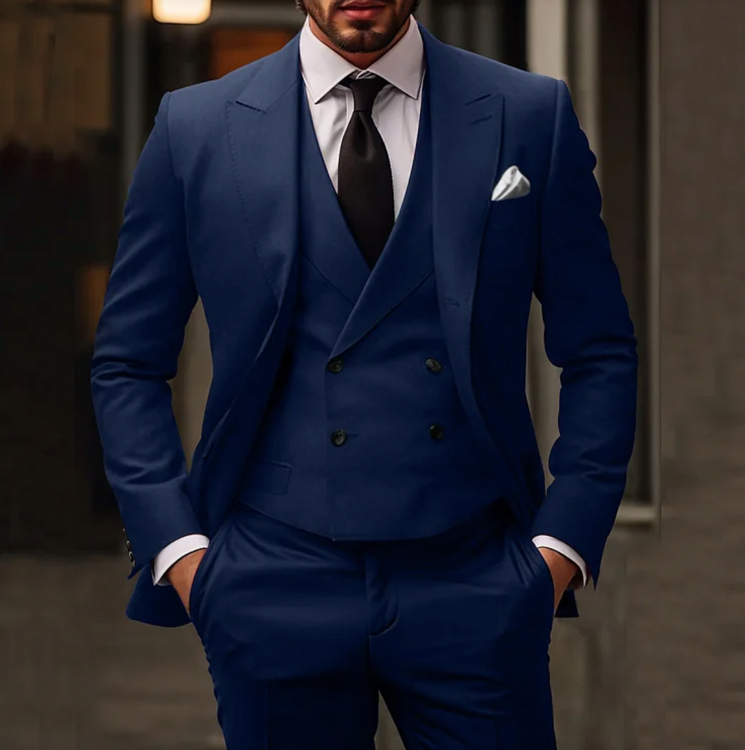 Amarae | Men's 3 Piece Suit - Blazer, Waistcoat & Trousers