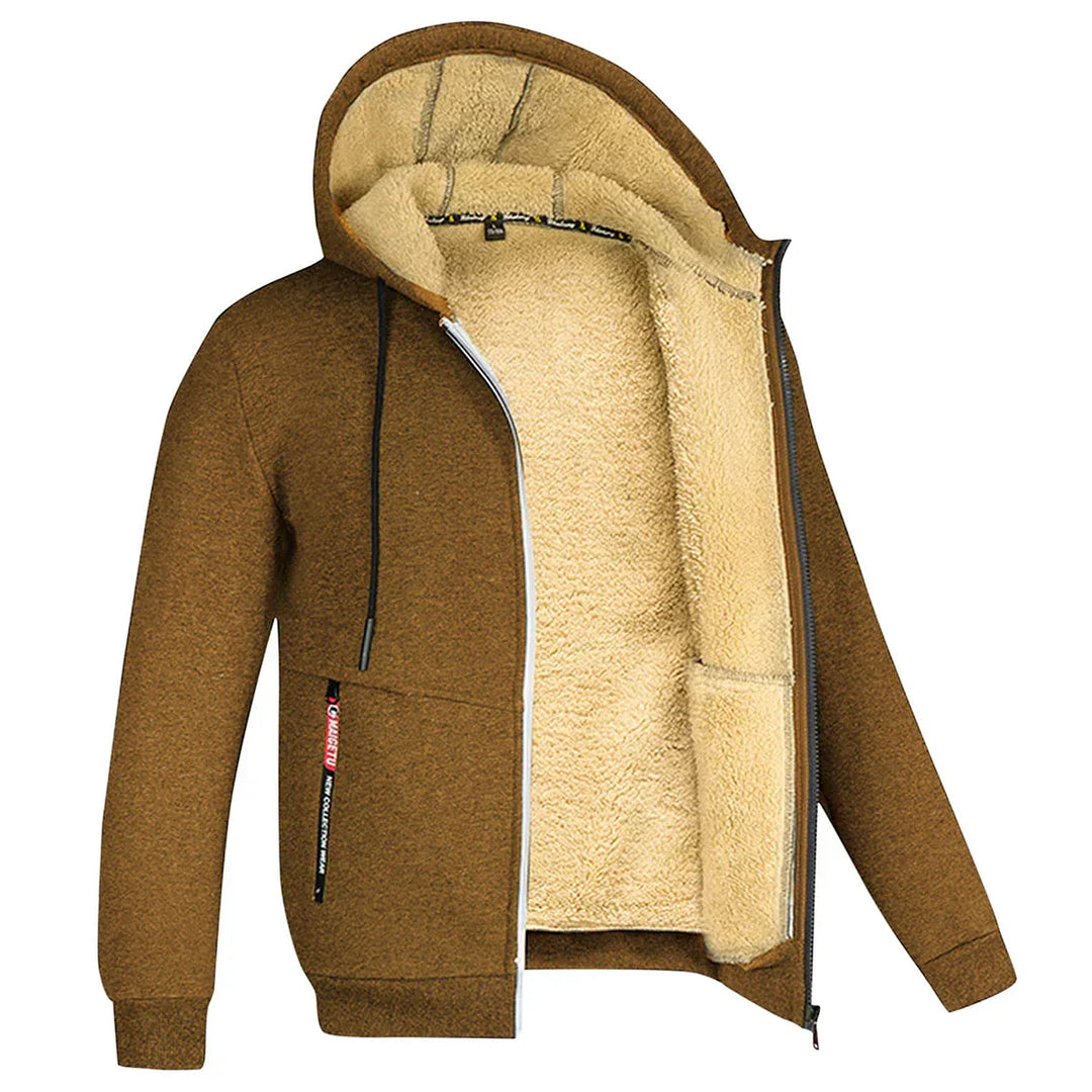 Lune London | Hoodie made of Lambswool - warm & soft sweatshirt with hood and plush lining for winter