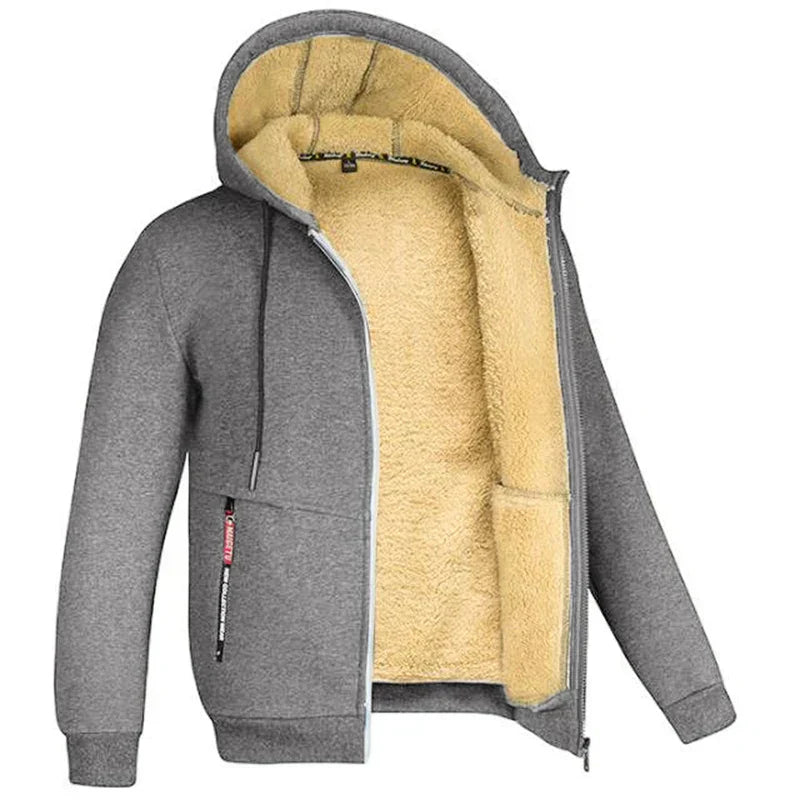 Lune London | Hoodie made of Lambswool - warm & soft sweatshirt with hood and plush lining for winter