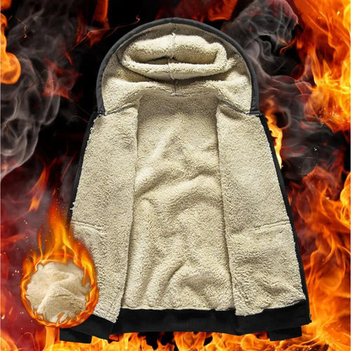 Amarae | Hoodie made of Lambswool - warm & soft sweatshirt with hood and plush lining for winter