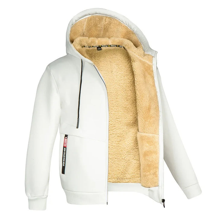 Lune London | Hoodie made of Lambswool - warm & soft sweatshirt with hood and plush lining for winter