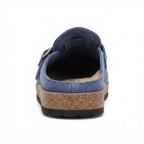 Clogs - Women's Retro Suede Slip-On Mule