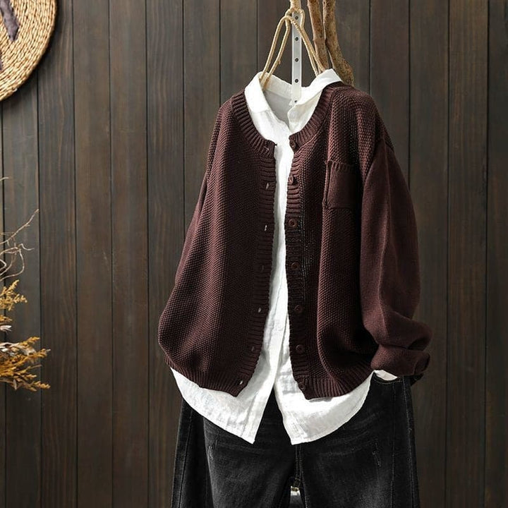 Amarae | Cardigan - Knit - Button Closure - Oversized Fit - Soft and Comfortable