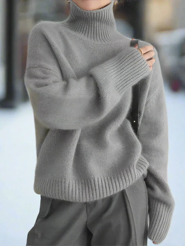 Lune London | Turtleneck Sweater - Knit - Oversized Fit - Long Sleeved Comfortable