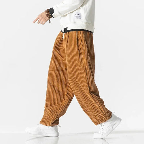 Amarae | Corduroy Pants for Men - Relaxed Jogger Style