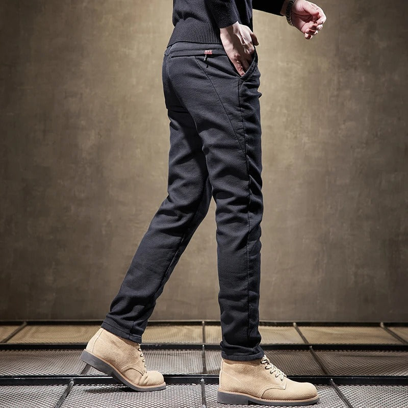 Lune London | Cord pants for men - Slim Fit, fleece lined