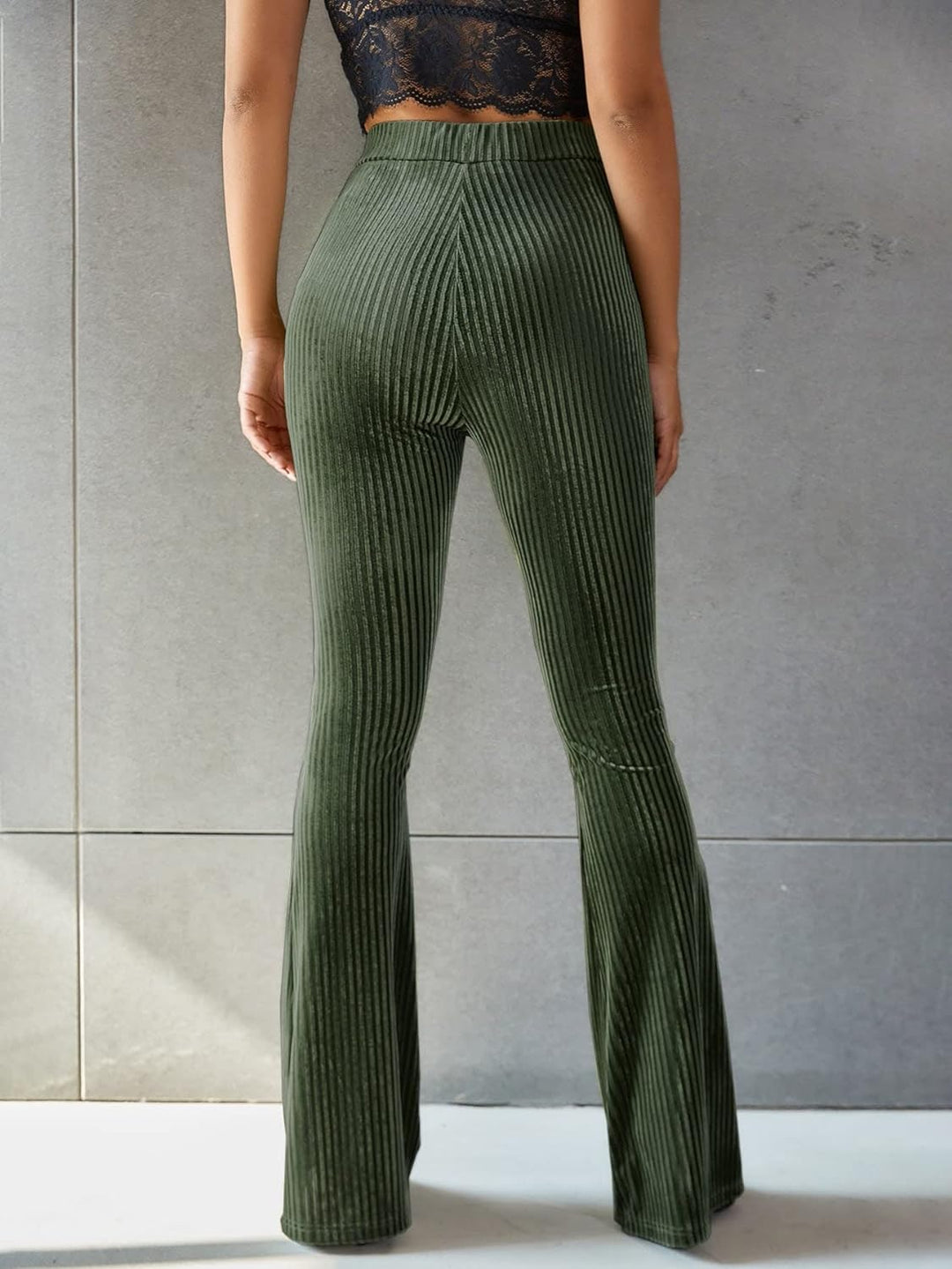 Lune London | Cord pants for women - High waist, Flared legs