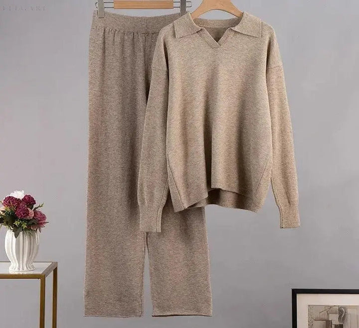 Lune London | Warm Knitted Jogging Set for Women