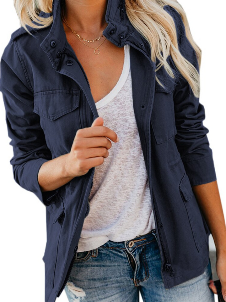 Lune London | Cotton blend jacket for women - Regular fit