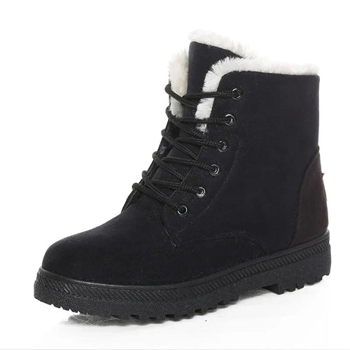 Amarae | Winter Boots - Warm Ankle Boots with Soft Lining, Low Heel and Comfortable Design