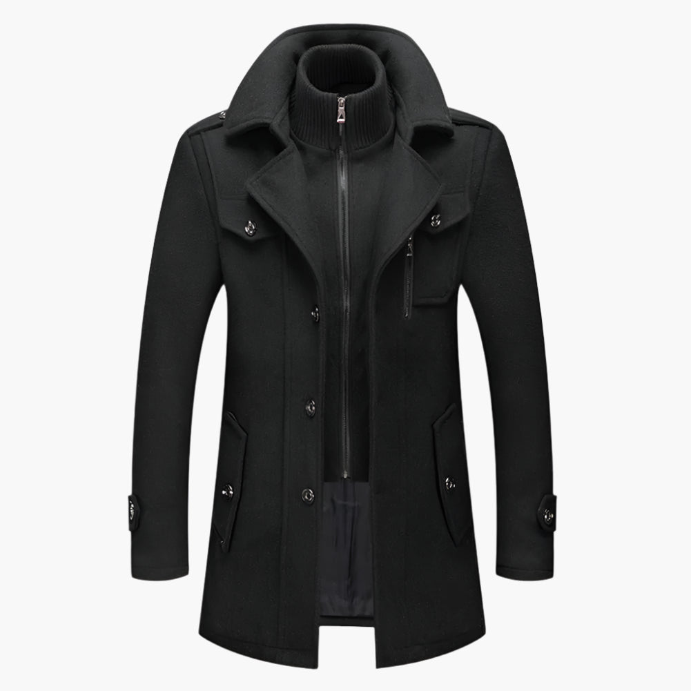 Amarae | Elegant two-piece winter coat - Elegant office and leisure jacket