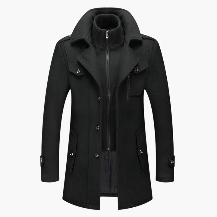 Amarae | Elegant two-piece winter coat - Elegant office and leisure jacket