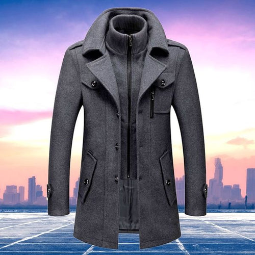 Amarae | Elegant two-piece winter coat - Elegant office and leisure jacket
