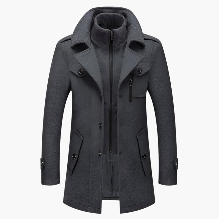 Amarae | Elegant two-piece winter coat - Elegant office and leisure jacket