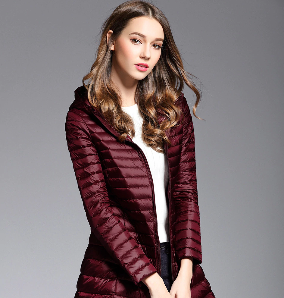 Lune London | Long Down Jacket with Hood Practical Lightness