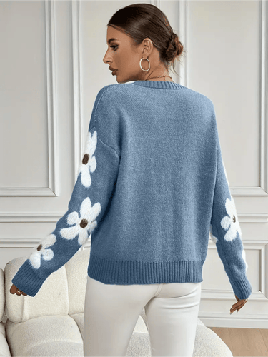 Amarae | Comfort sweatshirt with floral pattern