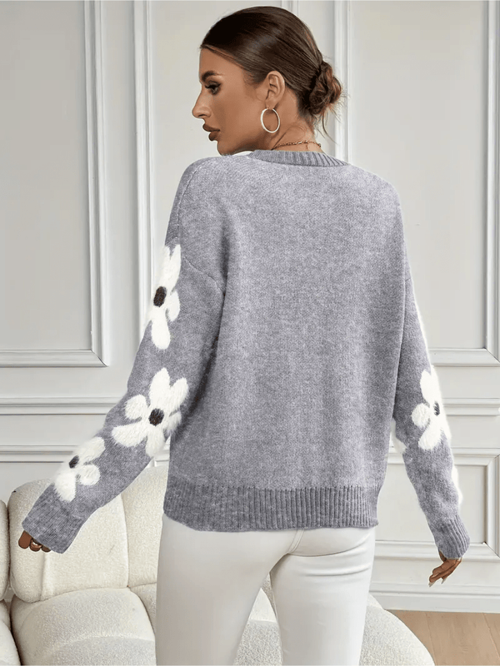 Lune London | Comfort sweatshirt with floral pattern